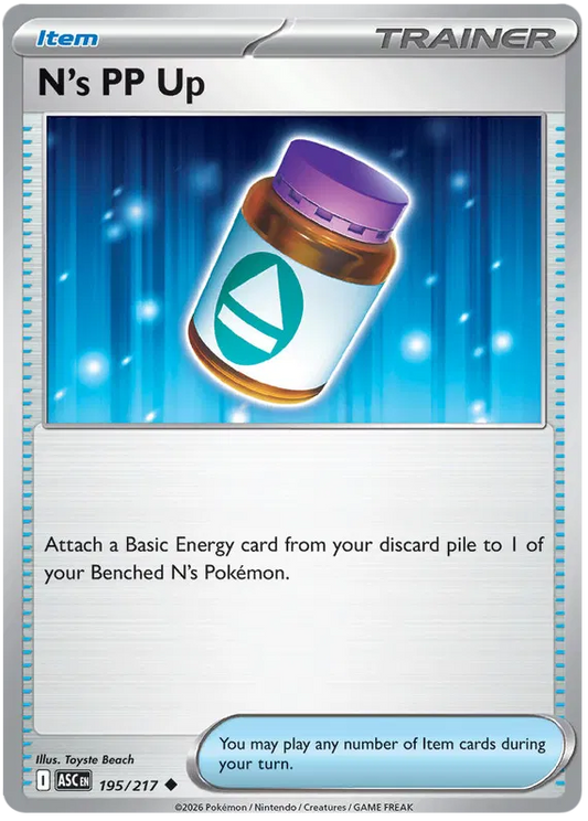 Ascended Heroes - 195/217 - N's PP Up