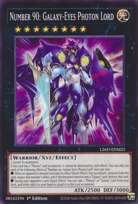 L26D-ENM25 - Number 90: Galaxy-Eyes Photon Lord