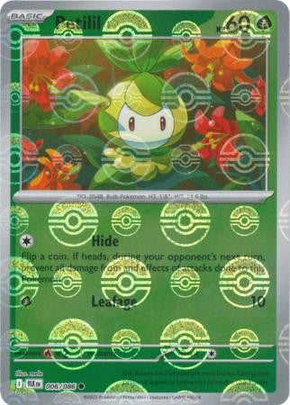 Black Bolt - 006/086 - Petilil - Poké Ball Reverse Holo