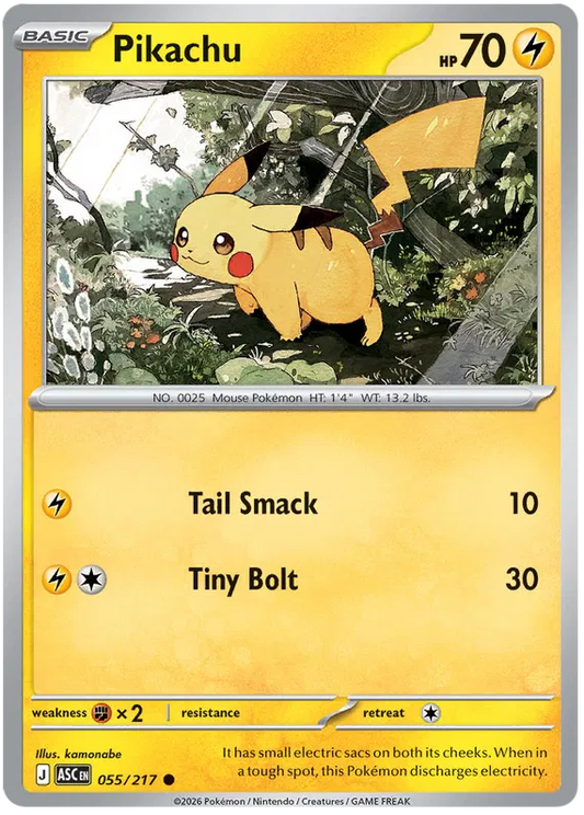 Ascended Heroes - 055/217 - Pikachu