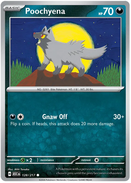 Ascended Heroes - 128/217 - Poochyena