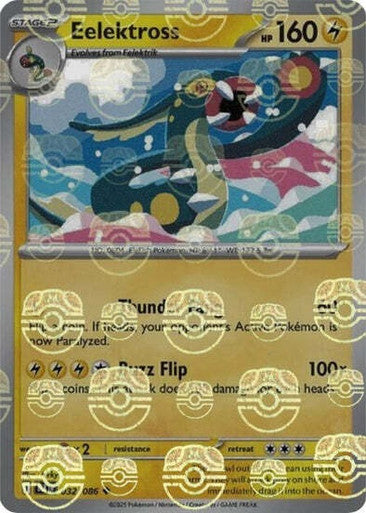 Black Bolt - 032/086 - Eelektross - Master Ball Reverse Holo