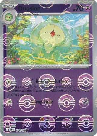 Black Bolt - 038/086 - Duosion - Poké Ball Reverse Holo