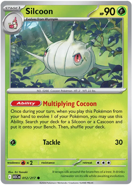 Ascended Heroes - 012/217 - Silcoon