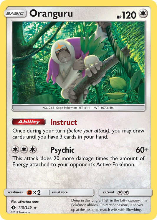 Sun & Moon - 113/149 - Oranguru - Holo
