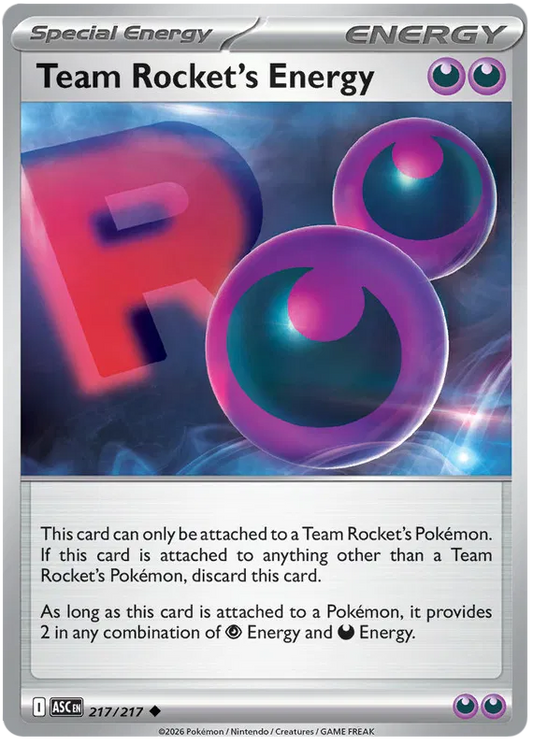 Ascended Heroes - 217/217 - Team Rocket's Energy