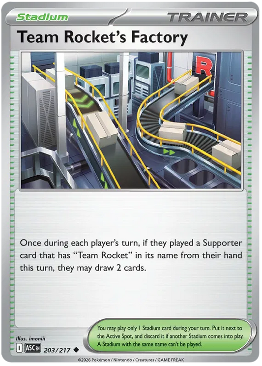 Ascended Heroes - 203/217 - Team Rocket's Factory