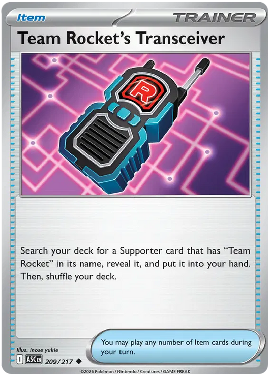 Ascended Heroes - 209/217 - Team Rocket's Transceiver