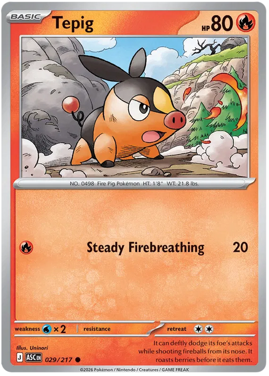 Ascended Heroes - 029/217 - Tepig
