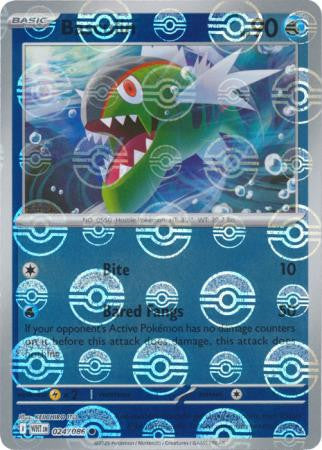 White Flare - 024/086 - Basculin - Poké Ball Reverse Holo
