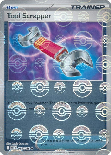 White Flare - 085/086 - Tool Scrapper - Poké Ball Reverse Holo
