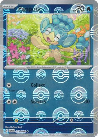 Black Bolt - 017/086 - Panpour - Poké Ball Reverse Holo