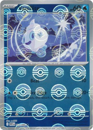 White Flare - 027/086 - Vanillite - Poké Ball Reverse Holo