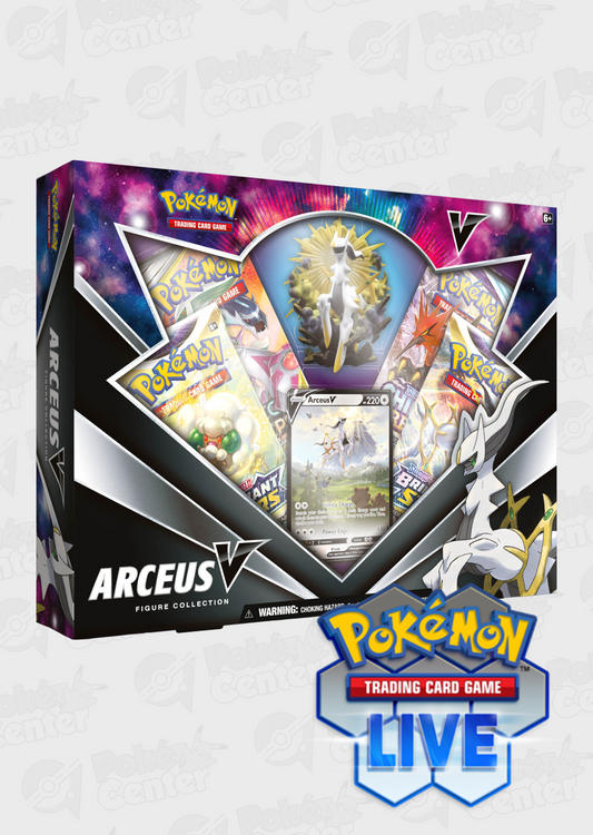 Live Code Card: Arceus V Figure Collection Box