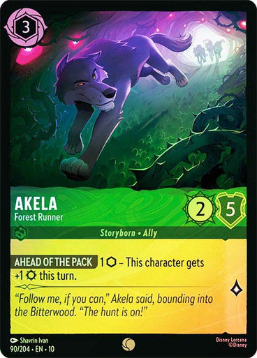 Whispers in the Well - 090/204 - Akela - Forest Runner - Foil