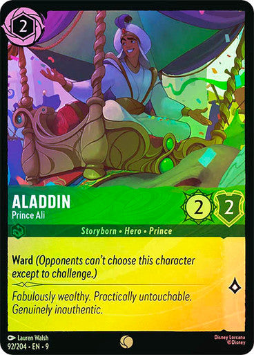 Fabled - 092/204 - Aladdin - Prince Ali - Foil