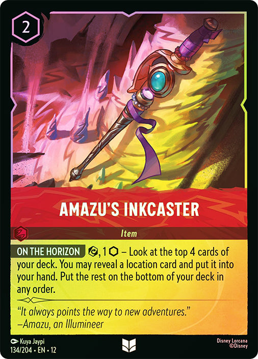 Wilds Unknown - 134/204 - Amazu's Inkcaster - Foil