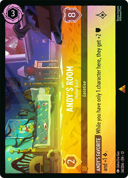 Wilds Unknown - 034/204 - Andy's Room - Home Base - Foil