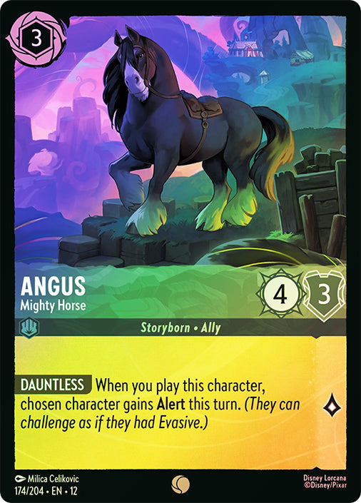 Wilds Unknown - 174/204 - Angus - Mighty Horse - Foil