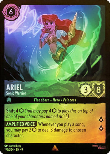 Fabled - 195/204 - Ariel - Sonic Warrior - Foil