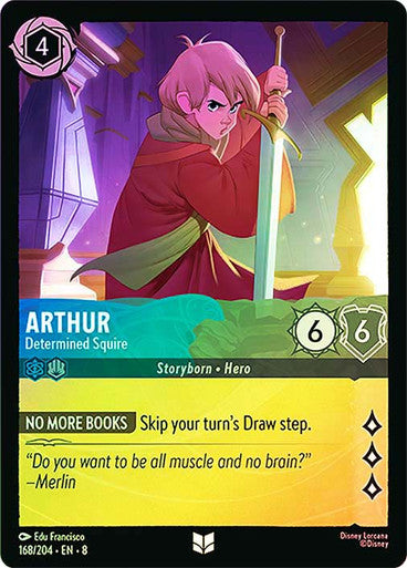 Reign Of Jafar - 168/204 - Arthur - Determined Squire - Foil