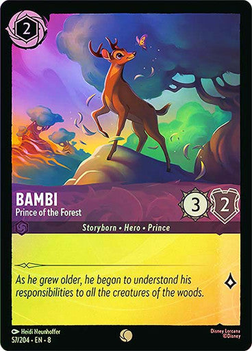 Reign Of Jafar - 057/204 - Bambi - Prince of the Forest - Foil
