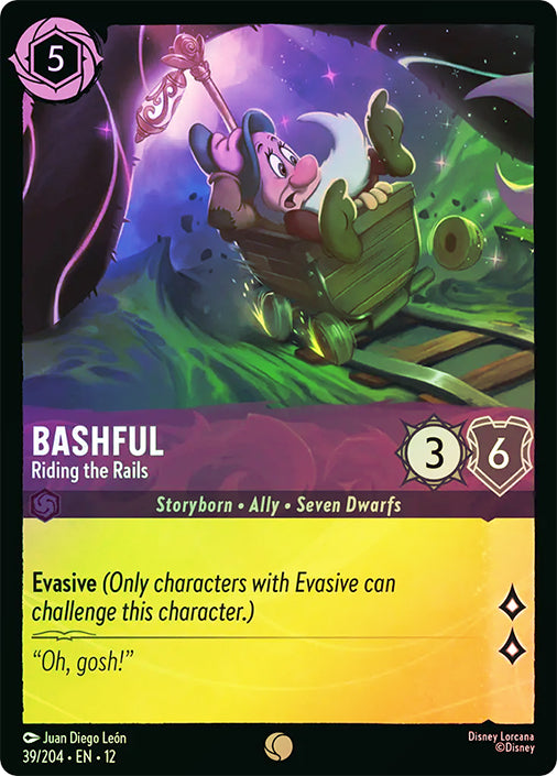Wilds Unknown - 039/204 - Bashful - Riding the Rails - Foil
