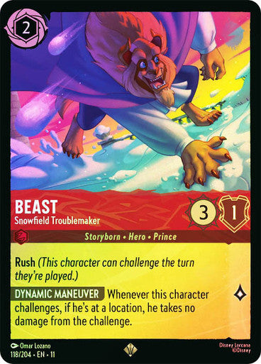 Winterspell - 118/204 - Beast - Snowfield Troublemaker - Foil