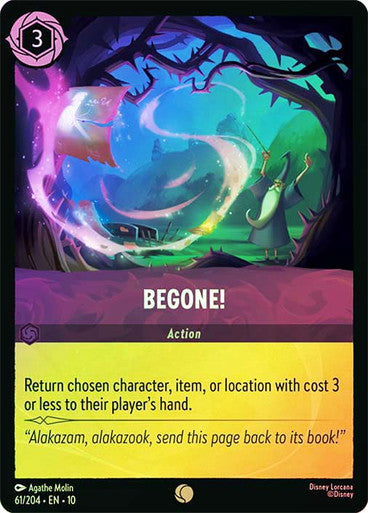 Whispers in the Well - 061/204 - Begone! - Foil