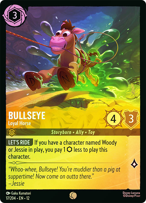 Wilds Unknown - 017/204 - Bullseye - Loyal Horse - Foil