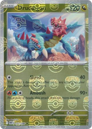 White Flare - 071/086 - Druddigon - Master Ball Reverse Holo