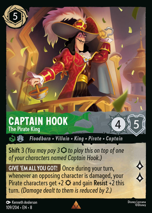 Reign Of Jafar - 109/204 - Captain Hook - The Pirate King