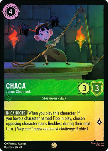 Reign Of Jafar - 088/204 - Chaca - Junior Chipmunk - Foil