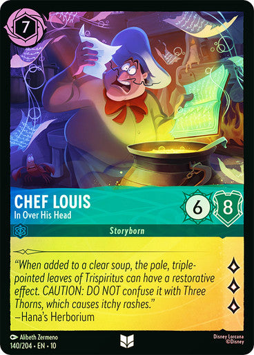 Whispers in the Well - 140/204 - Chef Louis - In Over His Head - Foil