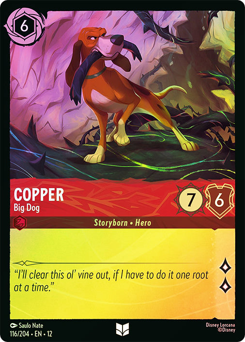 Wilds Unknown - 116/204 - Copper - Big Dog - Foil
