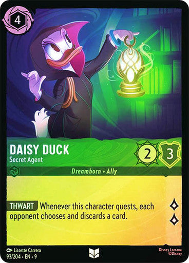 Fabled - 093/204 - Daisy Duck - Secret Agent - Foil