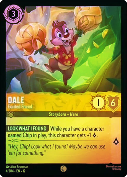 Wilds Unknown - 004/204 - Dale - Excited Friend - Foil