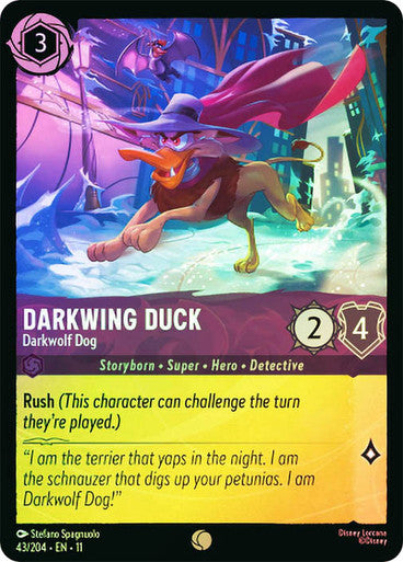 Winterspell - 043/204 - Darkwing Duck - Darkwolf Dog - Foil