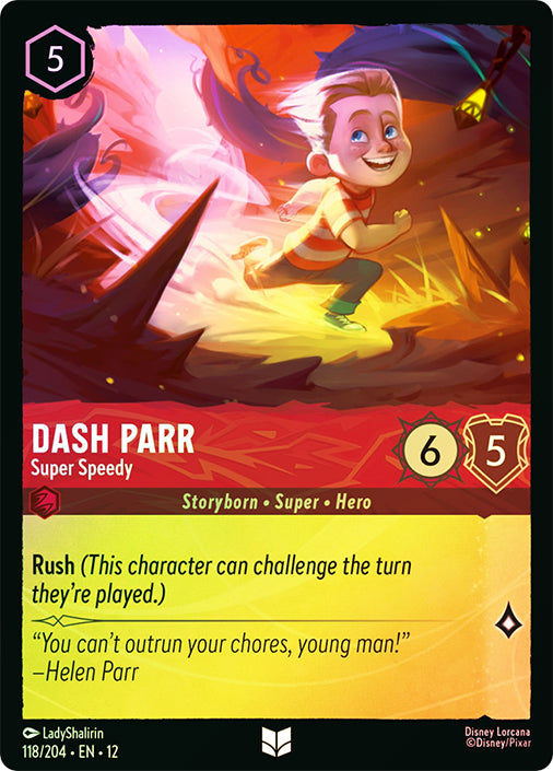 Wilds Unknown - 118/204 - Dash Parr - Super Speedy - Foil