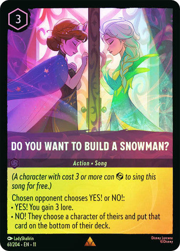 Winterspell - 061/204 - Do You Want to Build A Snowman? - Foil