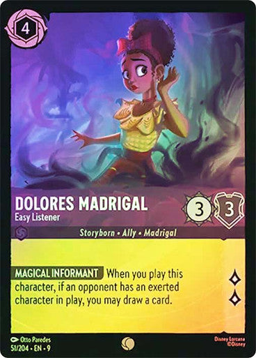 Fabled - 051/204 - Dolores Madrigal - Easy Listener - Foil