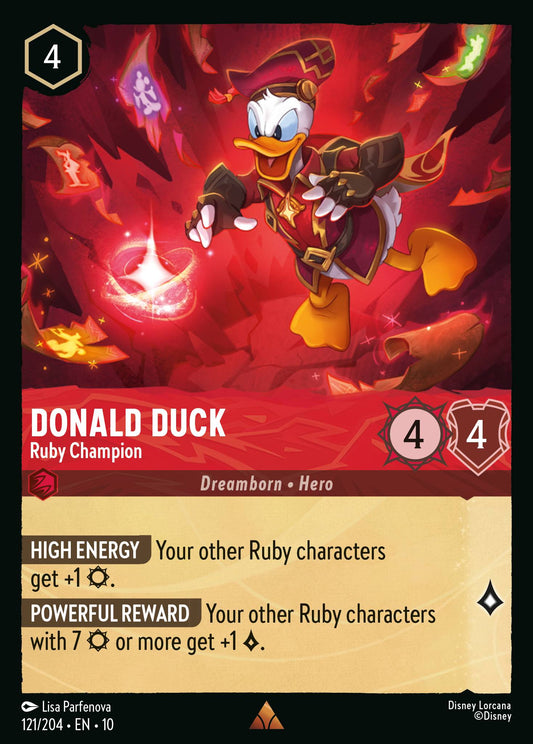 Whispers in the Well - 121/204 - Donald Duck - Ruby Champion
