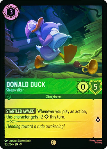 Fabled - 083/204 - Donald Duck - Sleepwalker - Foil