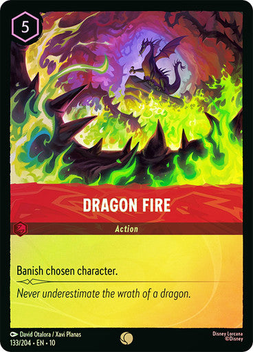 Whispers in the Well - 133/204 - Dragon Fire - Foil