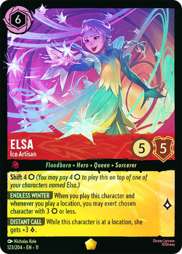 Winterspell - 123/204 - Elsa - Ice Artisan - Foil