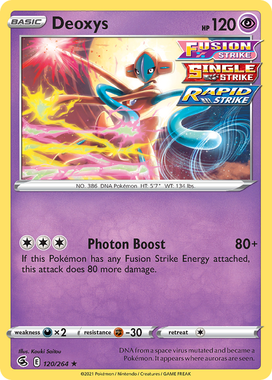Fusion Strike - 120/264 - Deoxys - Non Holo