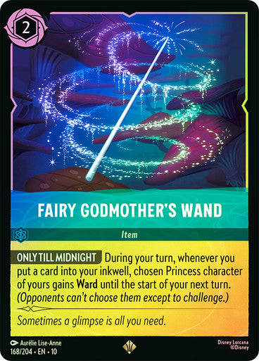 Whispers in the Well - 168/204 - Fairy Godmother's Wand - Foil