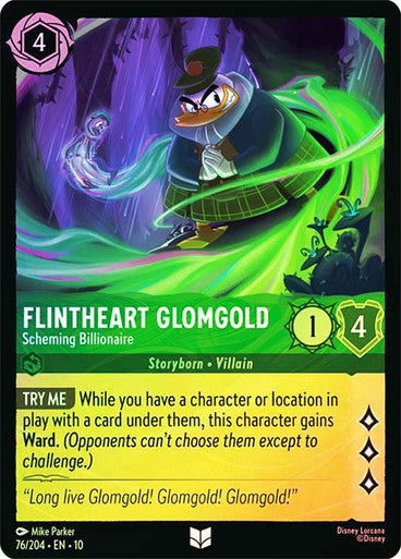 Whispers in the Well - 076/204 - Flintheart Glomgold - Scheming Billionaire - Foil