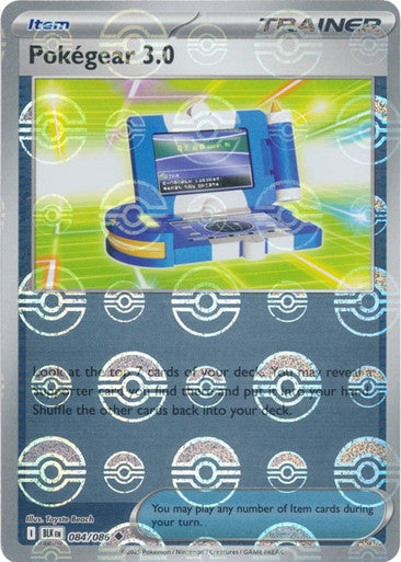 Black Bolt - 084/086 - Pokégear 3.0 - Poké Ball Reverse Holo