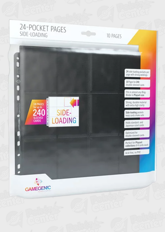 Gamegenic 24-Pocket Side-Loading Pages (10 pieces)
